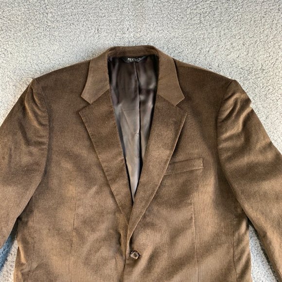 NEW Jos A Bank Blazer Mens 46 L Long‎ Brown Corduroy Sport Coat Jacket Lyocell * - Picture 4 of 12